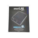 smartLAB diet W Küchenwaage mit Bluetooth aus Glas in Schwarz