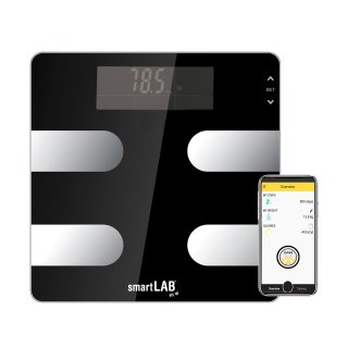 smartLAB fit W Körperanalysewaage mit Bluetooth Smart und ANT+ für Android, iOS, Garmin Connect und S Health